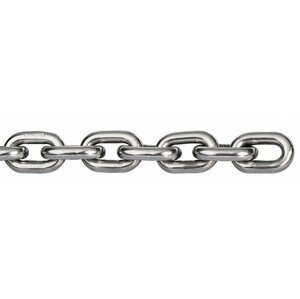 Lindemann Chain DIN766 Stainless Steel AISI316 Calibrated 4 mm