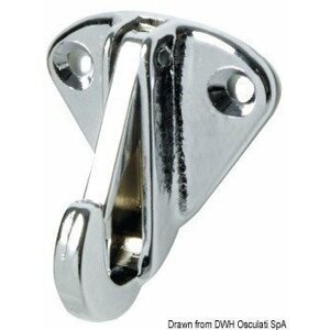 Osculati Plate Stainless Steel AISI316 with snapshackle 7 mm 35 mm
