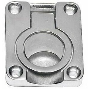 Osculati Heavy duty pull latch with ring Stainless Steel