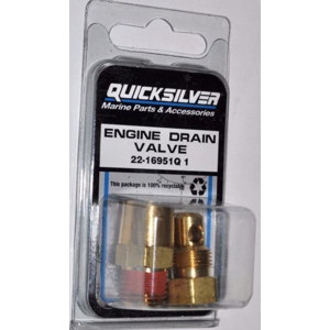 Quicksilver Drain Cock Plug Kit 22-16951Q1