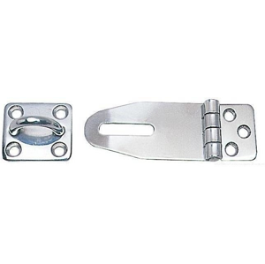 Osculati Heavy duty Hasp & Staple mirror polished Stainless Steel 33x67mm