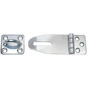 Osculati Heavy duty Hasp & Staple mirror polished Stainless Steel 33x87mm