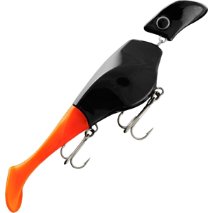 Headbanger Lures Shad Floating Black/Orange 22 cm 61 g