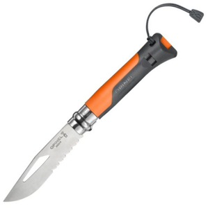 Opinel N°08 Stainless Steel Outdoor Plastic Orange Turistický nůž