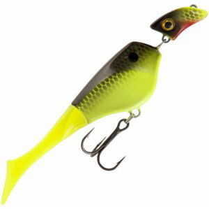 Headbanger Lures Shad Suspending Chartreuse/Black 11 cm 11 g