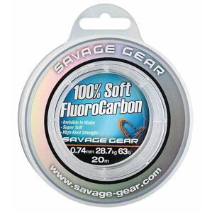 Savage Gear Soft Fluoro Carbon Transparentní 0,33 mm 7 kg 50 m