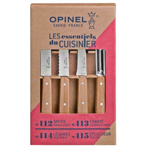 Opinel Les Essentiels Box Set - Beech Piknikový, kuchyňský nůž