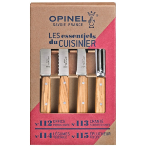 Opinel Les Essentiels Box Set - Olive Wood