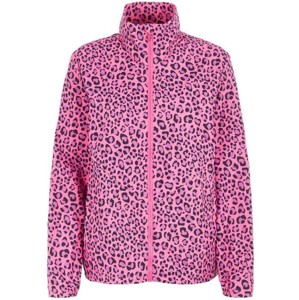 J.Lindeberg Lilyth Wind Tech Womens Jacket Pink Leopard S