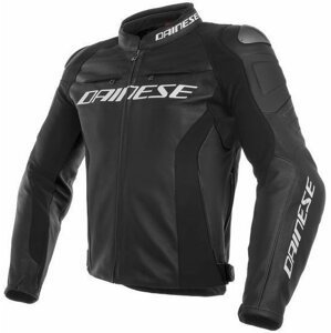 Dainese Racing 3 Leather Jacket Black/Black/Black 50