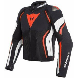 Dainese Estrema Air Black/White/Fluo Red 52 Textilní bunda