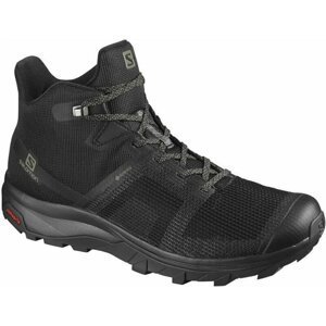 Salomon Pánské outdoorové boty OUTline Prism Mid GTX Black/Black/Castor Gray 42