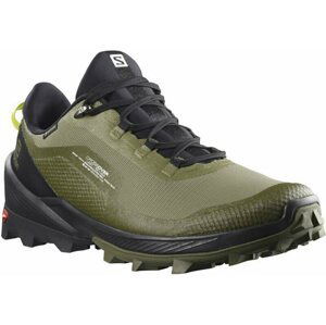 Salomon Pánské outdoorové boty Cross Over GTX Deep Lichen Green/Black/Evening Primrose 42 2/3