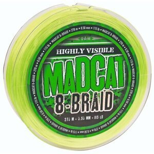 MADCAT 8-Braid Hi Vis Yellow 0,35 mm 29,5 kg 270 m