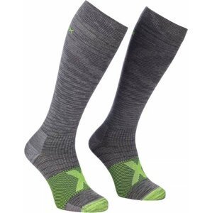 Ortovox Ponožky Tour Compression Long M Grey Blend 42-44