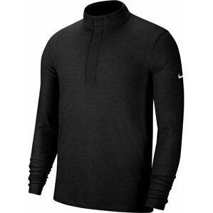 Nike Dri-Fit Victory 1/2 Zip Mens Top Black/Black/White XS