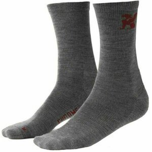 Chrome Ponožky Merino Crew Grey L