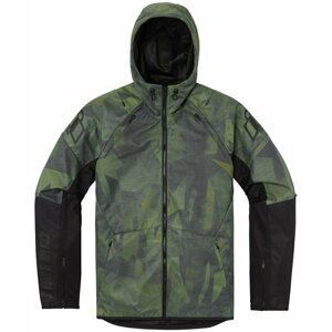 ICON - Motorcycle Gear Airform Battlescar™ Jacket Green S Textilní bunda