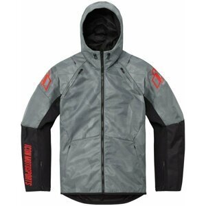 ICON - Motorcycle Gear Airform Battlescar™ Jacket Sivá S Textilní bunda
