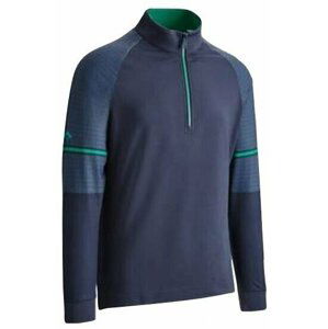 Callaway 1/4 Zip Textured Chillout Mens Sweater Peacoat 3XL