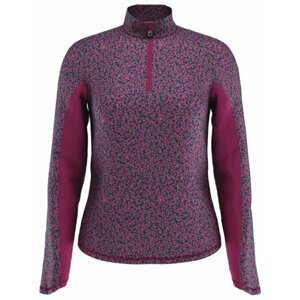 Callaway Mini Floral 1/4 Zip Sun Protection Womens Sweater Lilac Rose XL