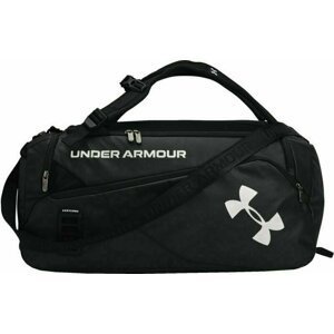 Under Armour UA Contain Duo MD Backpack Duffle Black/Metallic Silver 50 L