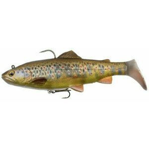 Savage Gear 4D Trout Rattle Shad Dark Brown Trout 12,5 cm 35 g