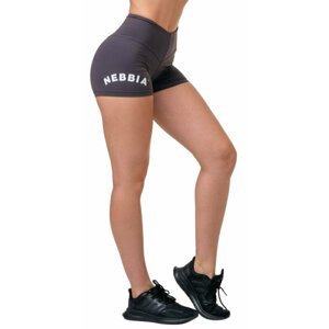 Nebbia Classic Hero High-Waist Shorts Marron XS Fitness kalhoty