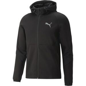 Puma EVOSTRIPE FULL-ZIP HOODIE DK JACKET Pánská sportovní mikina, černá, veľkosť M