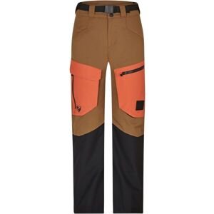Ziener AKANDO Chlapecké lyžařské/snowboardové kalhoty, hnědá, veľkosť 152