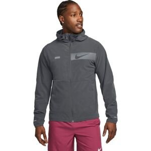 Nike UNLIMITED Pánská běžecká bunda, šedá, veľkosť M