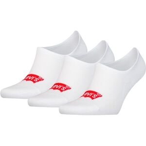 Levi's HIGH CUT BATWING LOGO 3P Unisexové ponožky, bílá, veľkosť 39/42