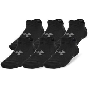 Under Armour ESSENTIAL NO SHOW 6PK Ponožky, černá, veľkosť XS