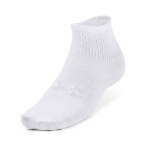Under Armour ESSENTIAL 3PK Unisex ponožky, bílá, veľkosť sm