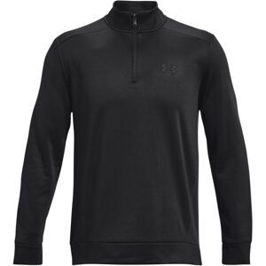 Under Armour ARMOUR FLEECE 1/4 ZIP Pánská flísová mikina, černá, veľkosť L