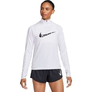 Nike SWOOSH Dámská sportovní mikina, bílá, veľkosť XS
