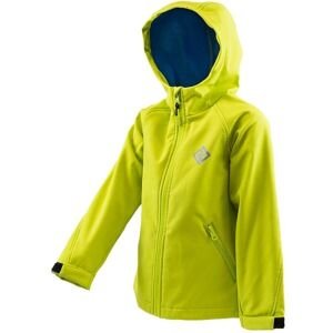 Pidilidi SOFTSHELLOVÁ OUTDOOROVÁ BUNDA Dětská outdoorová bunda, reflexní neon, veľkosť 98