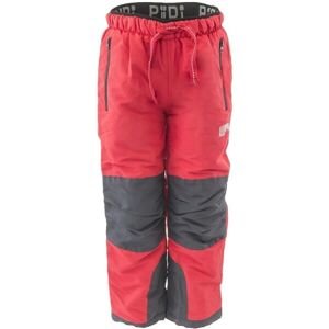 Pidilidi SPORTOVNÍ OUTDOOROVÉ KALHOTY Dívčí outdoorové kalhoty, červená, veľkosť 104