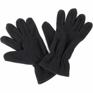 Finmark GLOVES Fleecové rukavice, černá, velikost UNI