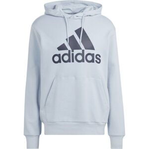 adidas BIG LOGO HOODIE Pánská mikina, světle modrá, veľkosť S