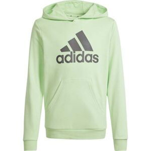 adidas BIG LOGO HOODIE Chlapecká mikina, světle zelená, veľkosť 128