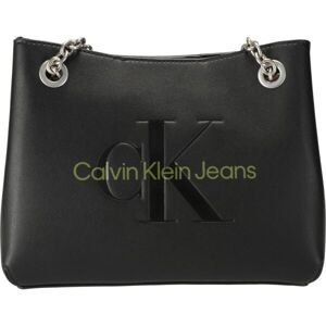 Calvin Klein SCULPTED SHOULDER BAG24 MONO Dámská kabelka, černá, veľkosť UNI