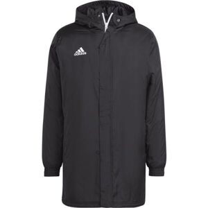 adidas ENTRADA 22 STADIUM JACKET Pánská fotbalová bunda, černá, velikost