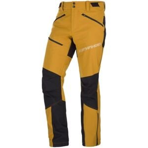 Northfinder DOUG Pánské softshellové kalhoty, hnědá, velikost