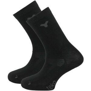 TEKO ECO BASELINER 1.0 Outdoorové ponožky, černá, veľkosť L