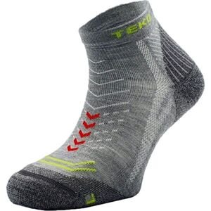TEKO ECO RUN ENDURO 2.0 Běžecké ponožky, šedá, veľkosť L