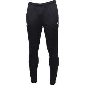 Puma TEAMRISE POLY TRG PANTS JR SK SLAVIA Chlapecké sportovní kalhoty, černá, velikost