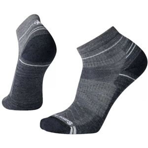 Smartwool HIKE LIGHT CUSHION ANKLE Pánské outdoorové ponožky, šedá, velikost