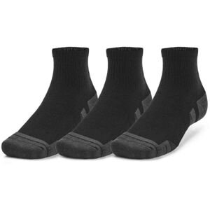 Under Armour PERFORMANCE TECH 3PK QTR Unisexové ponožky, černá, velikost
