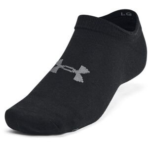 Under Armour ESSENTIAL NO SHOW Unisex ponožky, černá, velikost